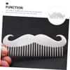 Beaupretty Stainless Steel Beard Comb and Hair Styling Tool with Rounded Tips Multipurpose Grooming Comb for Men Including Bottle Opener Scratch Design for Mustache and Hair Care view 3