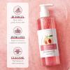 Aislor 300ml Peach Body Wash Scrub Exfoliating Cleanser for Soft Smooth Skin Hydrating Nourishing Body Care for Women Men Daily Shower Gel view 2