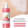 Aislor 300ml Peach Body Wash Scrub Exfoliating Cleanser for Soft Smooth Skin Hydrating Nourishing Body Care for Women Men Daily Shower Gel view 4