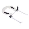 harayaa Massage Table Face Cradle Headrest Platform Universal Facial Cradle Adjustable Holder for Massage Chair Salon Bed, Silver White view 1