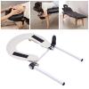 harayaa Massage Table Face Cradle Headrest Platform Universal Facial Cradle Adjustable Holder for Massage Chair Salon Bed, Silver White view 2