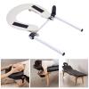 harayaa Massage Table Face Cradle Headrest Platform Universal Facial Cradle Adjustable Holder for Massage Chair Salon Bed, Silver White view 3