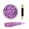 PPhtony Face Body Glitter Gel Festival Makeup Hair Glitter for Women Girls Rave Halloween Carnival Concert Party Decoration (Light Purple) view 1