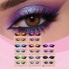 2025 New Lazy Eye Shadow Eyelash Patch  Reusable Eye Shadow Eyelash Patch with Lashes, Eyeliner & Eyeshadow Stickers, Easy Press On Eyeshadow Eye Stickers Makeup for Quick Glam Look view 3