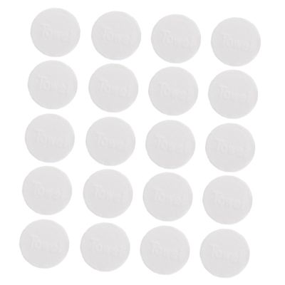 Baluue 20pcs Disposable Compressed Cotton Towels for Face Travel Mini High Absorption Soft Compressed Tissue Makeup Remover Wipes for Sensitive Skin