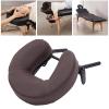 harayaa Massage Bed Face Cradle Stable Support with Face Cushion Lightweight Sturdy SPA Facial Cradle Support Bracket for Salon Bed, Coffee Brown view 2