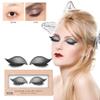 2025 New Lazy Eye Shadow Eyelash Patch  Reusable Eye Shadow Eyelash Patch with Lashes, Eyeliner & Eyeshadow Stickers, Easy Press On Eyeshadow Eye Stickers Makeup for Quick Glam Look view 2