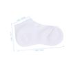 Baluue Moisturizing Socks for Feet Treatment Dry Exfoliator Stockings Flexible Skin Socks for Cracked Heel Repair Unisex White view 2