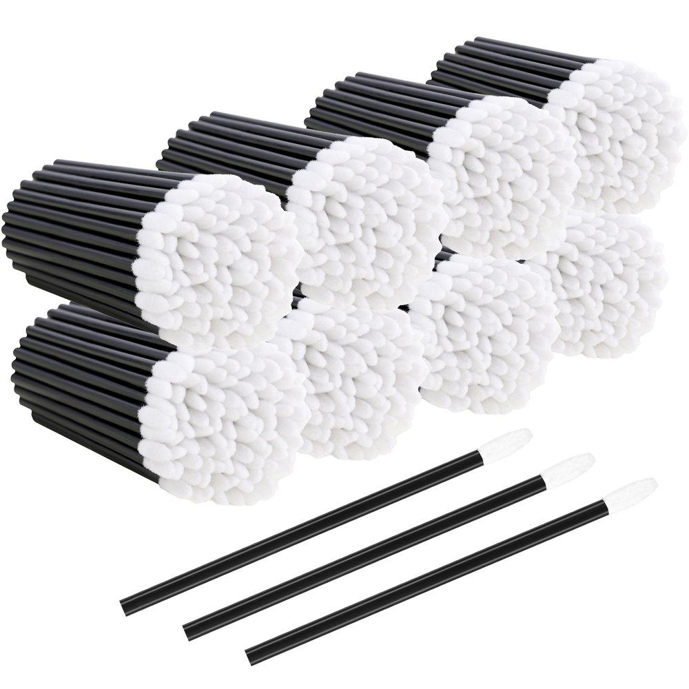 COCIDE 800Pcs Disposable Lip Brush Lip Applicators Makeup Applicators Lipstick Brush Makeup Brushes & Tools Lip Wands Makeup Artist Kit Essentials Beauty Tools