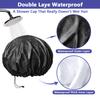 1 PCS Shower Cap, Double Layer & Adjustable Bathing Cap for Shower, Extra Large Reusable Hair Cap for Women, Waterproof Exterior & EVA Lining, Oversized Design for All Hair Lengths/Style view 2