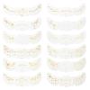 24pcs Freckles Makeup Patches, Waterproof Halloween Sparkle Freckle Tattoos Glitter Face Stickers for Women Masquerade Cosplay Music Festival Halloween Temporary Makeup Accessories (Gold) view 1