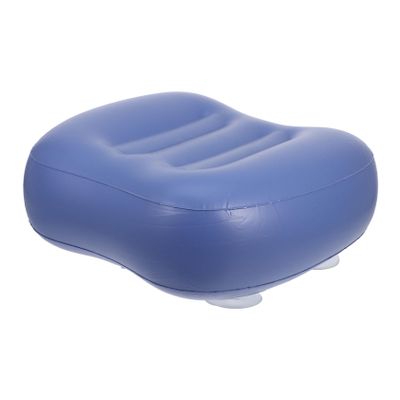 Baluue Inflatable Bath Cushion with Strong Suction Cups Portable Foldable Spa Seat Pad for Tub Neck and Back Support Non Slip Massage Pillow for Hot Tub and Shower Relaxation