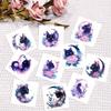 10 PCS, Mysterious Moon Cat Butterfly Temporary Tattoo, Fun little gadgets, especially for men and women's tattoo, Surprise gift, match for body makeup, waterproof and lasting 3-5 days. view 3