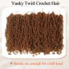 Haftaluv Yanky Twist Crochet Hair 12 Inch 9 Packs Pre Looped Mini Twist Yankee Twist Micro Yaki Twist Synthetic Curly Crochet Hair Extensions For Black Women (#30, 12 Inch) view 4