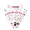 5-in-1 Rechargeable Electric Women's Grooming Kit, White and Pink, Digital Display, Wet/Dry Shaver, Facial Hair Trimmer with Nose Hair Attachment view 1