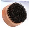 Baluue Wooden Handle Beard Brush Small Portable Boar Bristle Hair Styling Tool for Men Grooming and Shaping Facial Hair Travel Friendly Skin Safe Gift Choice view 3