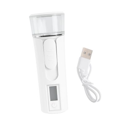 SKISUNO USB Rechargeable Nano Facial Portable Skin Humidifier Moisturizing Sprayer for Makeup Hydration Office Travel Home Use