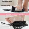 Efforest Shower Foot Scrubber Mat with Pumice Stone - Cleans, Smooths & Removes Dead Skin on Foot Without Bending, Foot Callus Remover with Non-Slip Suction Cups (Black) view 3