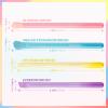 docolor Eye Makeup Brush Set, 4 Pcs Professional Blending Eyeshadow Makeup Brushes Concealer Brush Eyebrow Brush, Soft Hairs & Wood Handle, Vegan  Cruelty-Free view 2