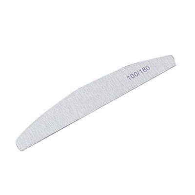 1pc Nail File Professional Nail Art File Emery Board Double-Sided 100/180 Manicure Acrylic Files Grit for Nail Grooming and Styling