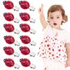 20 PCS Fun Ladybug Hair Clips, Animal Hair Clips for Girls and Women Hair Accessories for Back to School Halloween Cosplay Themed Party view 1
