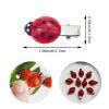 20 PCS Fun Ladybug Hair Clips, Animal Hair Clips for Girls and Women Hair Accessories for Back to School Halloween Cosplay Themed Party view 2