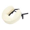 FashionCha Massage Bed Face Cradle Easy to Install with Headrest Face Pillow SPA Facial Cradle Universal Holder Stand for SPA Bed, White view 1