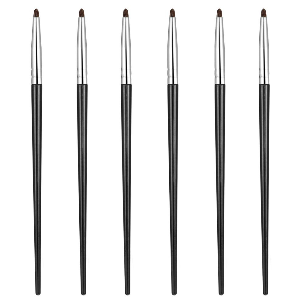 6PCS Ultra Fine Soft Sable Eyeliner Brushes, Makeup Tools, Synthetic Bristles Eyeliner Makeup Tool, Pointed Brush, Cosmetic Liner Wands for Eyes Make up Tools