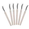 ETHZZLE 6pcs Silicone Eyelash Brushes with Caps for Lash Extensions Reusable Lash Applicator Tools for Separating Cleaning and Combing Eyelashes at Home Travel and Salon Use view 1