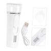 Baluue Nano Facial Mister Mini Handheld Humidifier White Moisturizing Atomizer Portable Face Steamer for Skin Care Office Travel Outdoor Use view 4