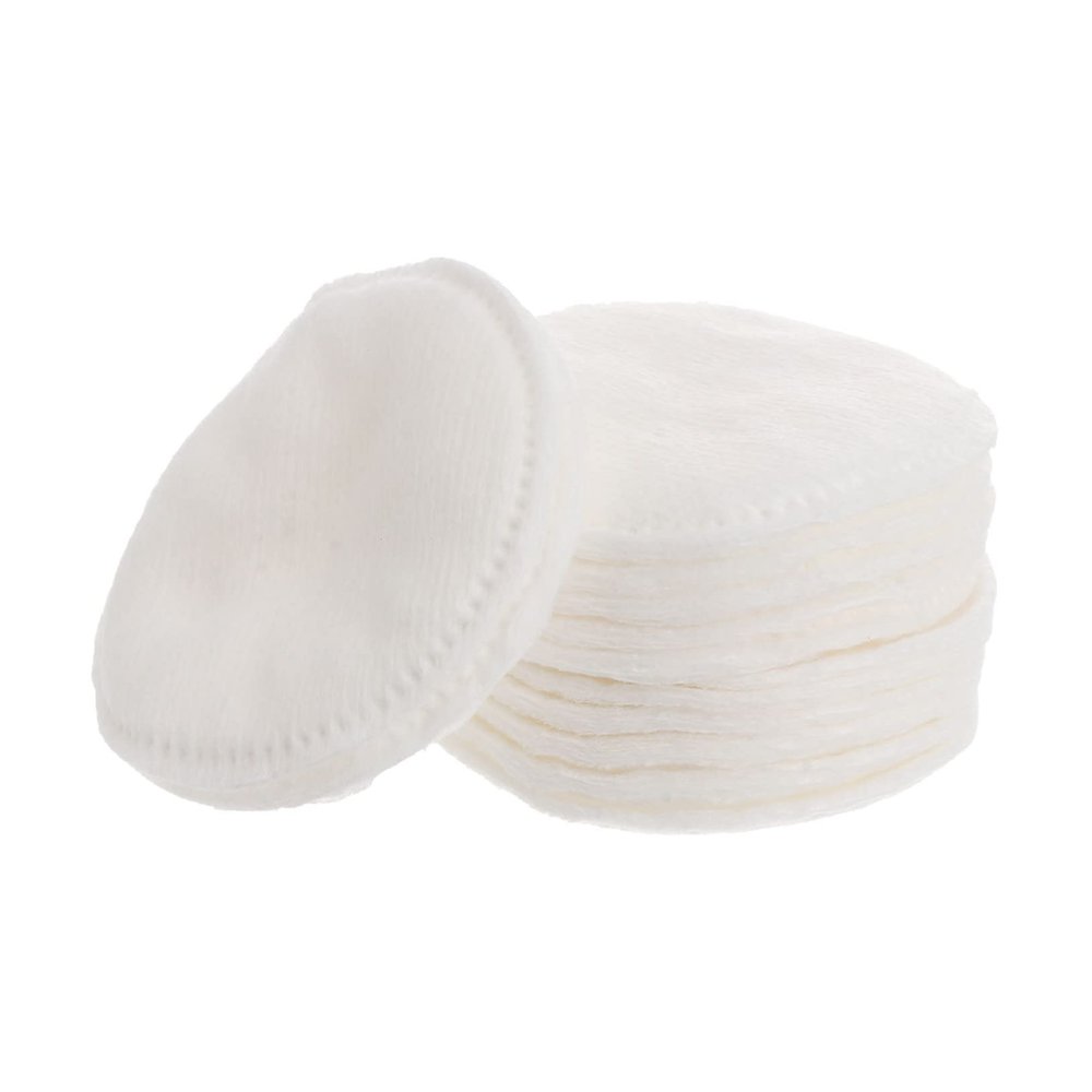 COOLHIYA 300 Pcs Thickened Cotton Rounds Makeup Removal Pads Facial Cleansing Soft Disposable Skin Friendly Pads for Sensitive Skin Care