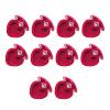 10 Pieces Heart Shaped Lip Balm Container with Mirrored Leakproof Practical Cosmetic Organized for Travel and Home Use Portable Travel Lipstick Container, Rose view 1