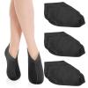 3 Pairs Foot Moisturiser Socks Overnight, Spa Cotton Socks for Foot Cream, Lotion Sock for Moisturising for Dry Feet Care, Moisturising Sock for Cracked Heel Repair Women Men (Black) view 1