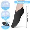 3 Pairs Foot Moisturiser Socks Overnight, Spa Cotton Socks for Foot Cream, Lotion Sock for Moisturising for Dry Feet Care, Moisturising Sock for Cracked Heel Repair Women Men (Black) view 2