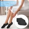 3 Pairs Foot Moisturiser Socks Overnight, Spa Cotton Socks for Foot Cream, Lotion Sock for Moisturising for Dry Feet Care, Moisturising Sock for Cracked Heel Repair Women Men (Black) view 4