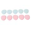 10pcs Finger Makeup Sponge Soft Elastic Cosmetic Powder Puff for Foundation Concealer BB Cream Pink Blue 10pcs Sponge view 3