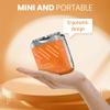 Portable Rotary Dual Ring Electric Shaver, 2025 New Rotary Dual Ring Electric Razor for Men, One-Button Long Lasting for Home Travel, USB Rechargeable (Orange) view 2