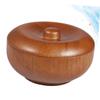 ADOCARN Wooden Shaving Soap Bowl with Lid for Men Men Shaving Cream Bowl Practical and Space Saving Design for Home Barber Shop Salon Use Suitable Gift view 4