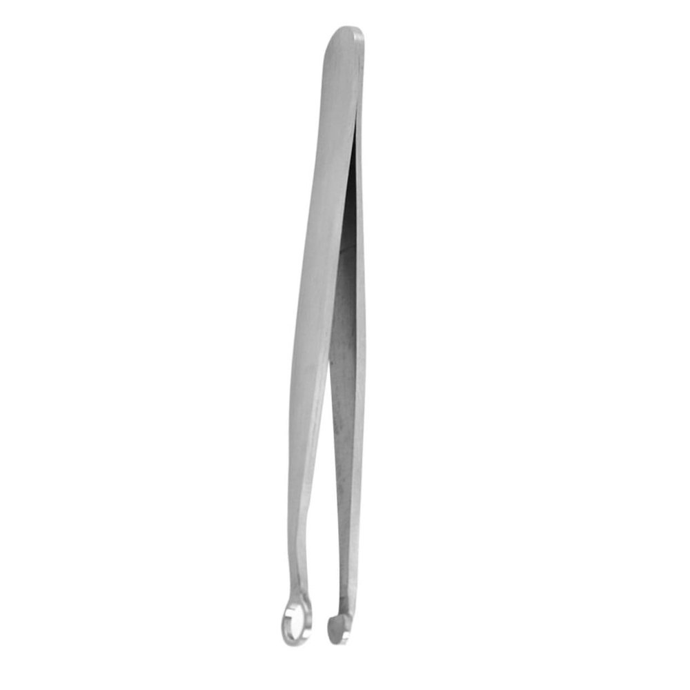 Beaupretty Stainless Steel Nose Hair Trimmer with Round Head for Safe Nasal Hair Removal Ergonomic Handle for Men and Women