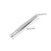 Beaupretty Stainless Steel Nose Hair Trimmer with Round Head for Safe Nasal Hair Removal Ergonomic Handle for Men and Women view 2