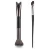 2pcs Nose Contour Brushes Nose Makeup Brush Noses Contouring Brush U-Shaped Angled Tilt Sculpting Fluffy Dual-Ended Makeup Brushes Noses Angled Cheek Bones, Highlight view 1