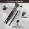 2pcs Nose Contour Brushes Nose Makeup Brush Noses Contouring Brush U-Shaped Angled Tilt Sculpting Fluffy Dual-Ended Makeup Brushes Noses Angled Cheek Bones, Highlight view 2