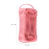 Healeved 2pcs Silicone Body Scrubber Exfoliator for Showering Soft Bathing Brush for Gentle Deep Cleaning of Legs Arms Whole Body Reusable Bathroom Skin Cleaner view 2