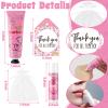 Leelosp 96 Pcs Christmas Medical Assistant Appreciation Gifts Bulk Hand Cream and Lip Balm with Organza Bags and Thank You Cards Pink Medical Assistant Week Accessories for Xmas MA Nurse Women view 3