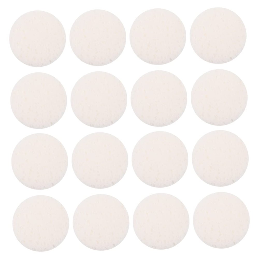 Beaupretty 40pcs Rounded Makeup Applicators Soft Face Washing Pads Gentle Makeup Remover for Foundation Concealer Blusher Powder Highlighter Comfortable Cosmetic Sponge for Home and Salon Use