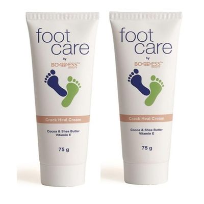 Metrey Herbotech Bodess Beauty Foot Care Crack Healing Cream, 75g, Pack of 2