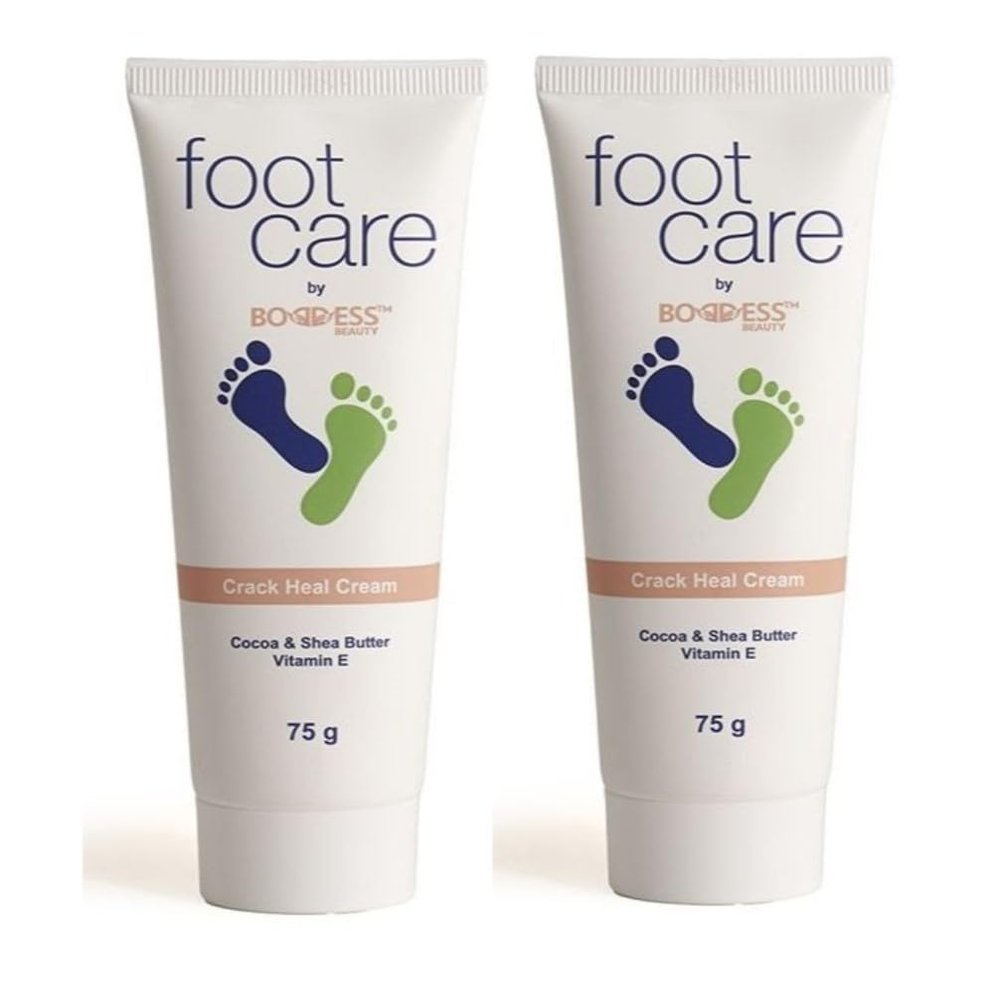 Metrey Herbotech Bodess Beauty Foot Care Crack Healing Cream, 75g, Pack of 2