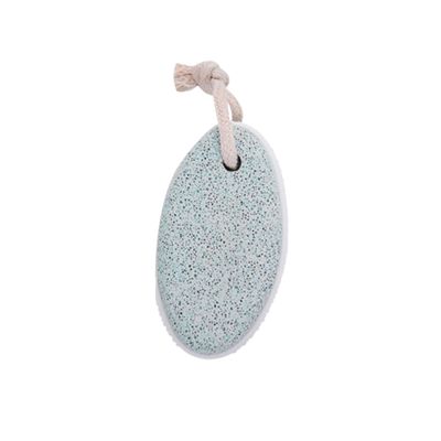 Baluue Oval Pumice Stone Foot Callus Remover Lightweight Dead Skin Exfoliating Scrubber for Smooth Feet and Hands Pedicure Tool Nordic Green