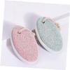 Baluue Oval Pumice Stone Foot Callus Remover Lightweight Dead Skin Exfoliating Scrubber for Smooth Feet and Hands Pedicure Tool Nordic Green view 2