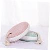 Baluue Oval Pumice Stone Foot Callus Remover Lightweight Dead Skin Exfoliating Scrubber for Smooth Feet and Hands Pedicure Tool Nordic Green view 3